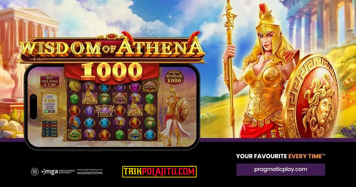 Pola Jitu Wisdom of Athena 1000 Pragmatic Play